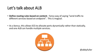 intro elastic container service amazon aws | PDF