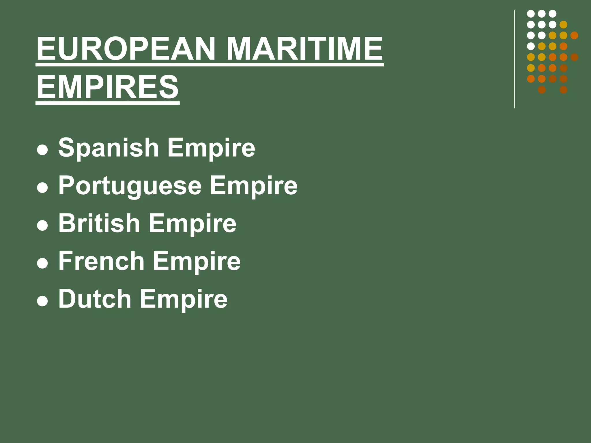 Intro empires & encounters 1450-1750 | PPTX