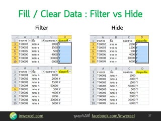 inwexcel.com พูดคุยกันได้ที่ facebook.com/inwexcel 37
Filter Hide
 