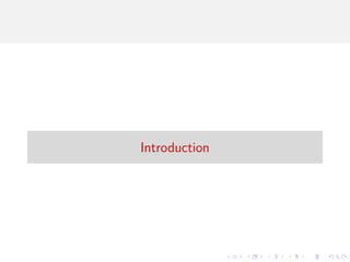 Introduction
 