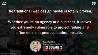 The traditional web design model is totally broken.
Whether you’re an agency or a business, it leaves
you extremely vulner...