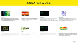 CUDA Ecosystem
 