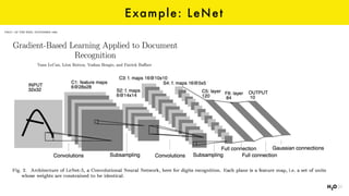 Example: LeNet
 