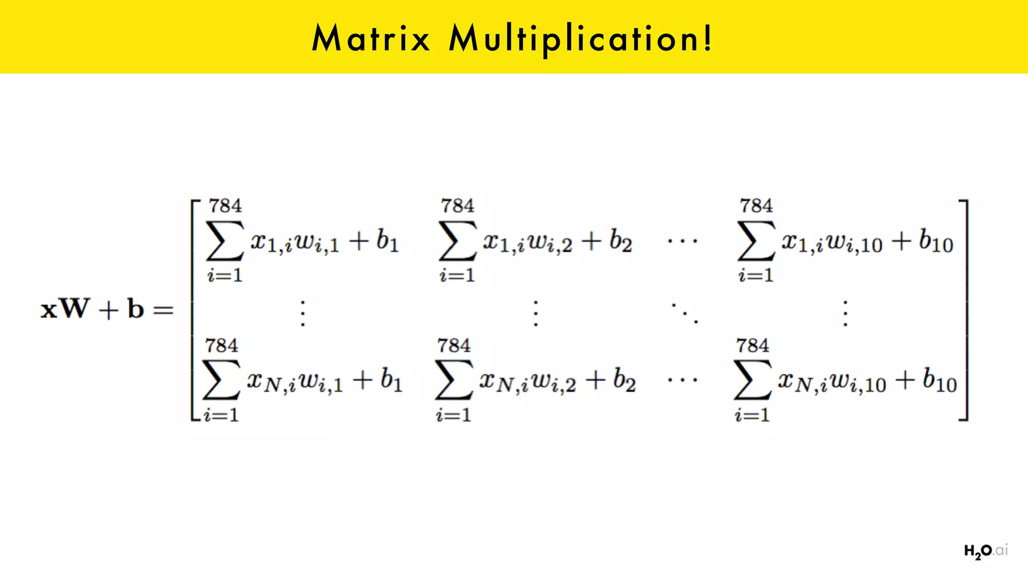 Matrix Multiplication!
 