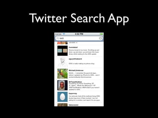 Twitter Search App
 