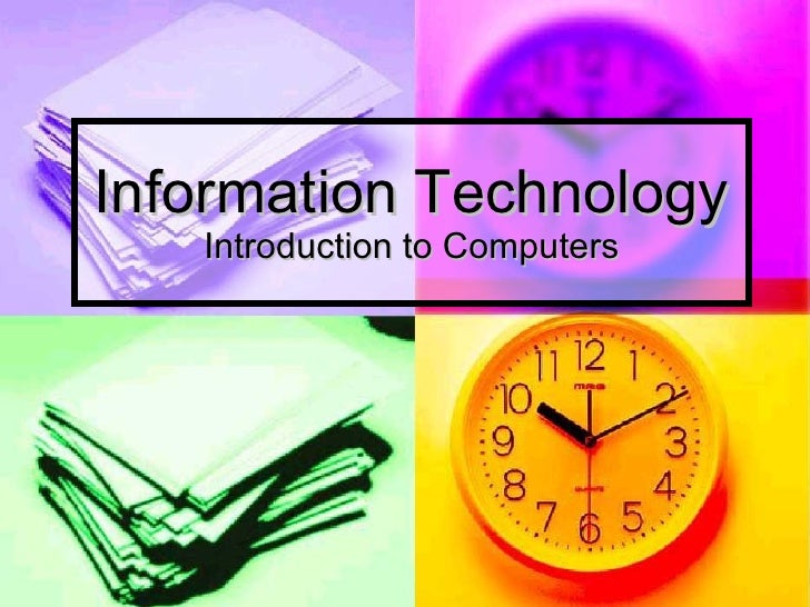 Image result for introduction to IT