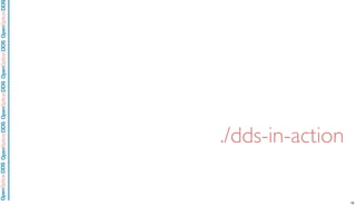 OpenSpliceDDSOpenSpliceDDOpenSpliceDDSOpenSpliceDDSOpenSpliceDDS
./dds-in-action
16
 