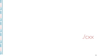 OpenSpliceDDSOpenSpliceDDOpenSpliceDDSOpenSpliceDDSOpenSpliceDDS
./cxx
36
 