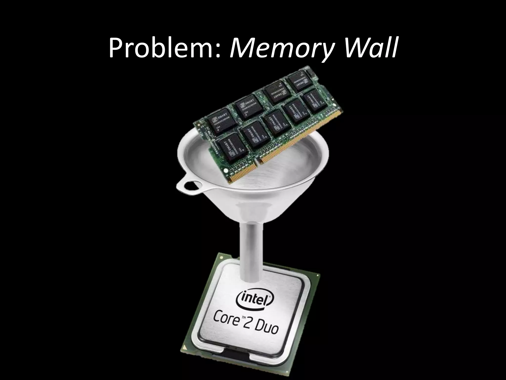 Problem: Memory Wall
 