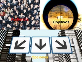 55
Audiencia
Objetivos
Opciones
 