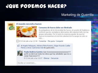 79
Marketing de Guerrilla
¿quepodemoshacer?
 