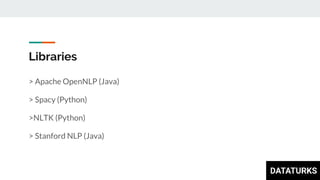 Machine learning quick tutorial using NER | PPT