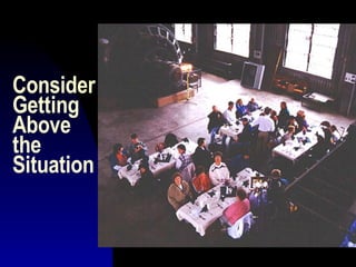 Consider Getting Above the Situation