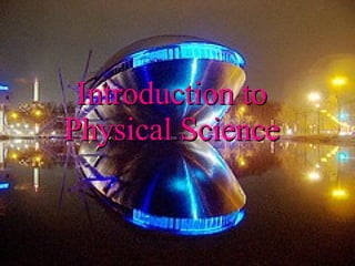 Introduction to Physical Science 