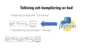 HT19 - DA354A - Introduktion till Python | PDF