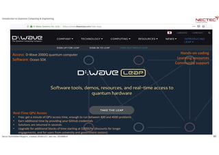 Introduction to Quantum Computing and Engineering | PDF