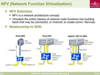 Comprehensive Introduction to Software Defined Networking and OpenFlow ...