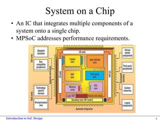 Introduction to System on chip Design - Labs and Project | PPT