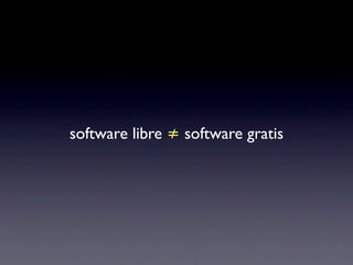 Introducción al Software Libre