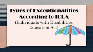 INTRODUCTION-TO-SPECIAL-EDUCATION-CLASSIFICATIONS | PPTX