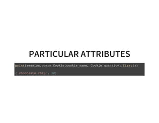 Introduction to SQLAlchemy ORM | PDF