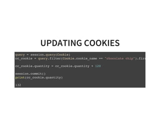 Introduction to SQLAlchemy ORM | PDF