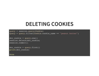 Introduction to SQLAlchemy ORM | PDF