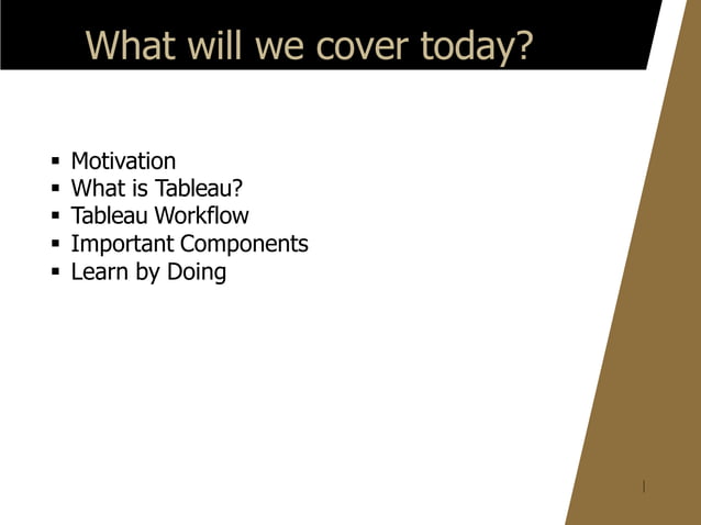 Intro Tableau introduction to Beginners | PPT