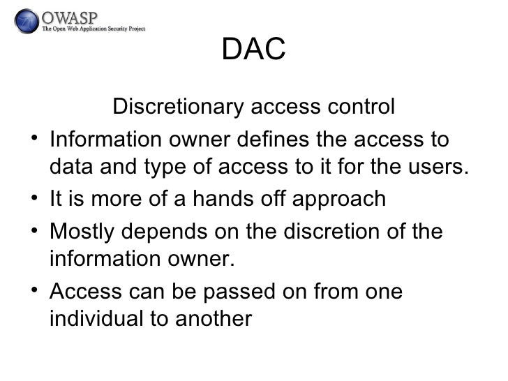 Intro To Access Controls