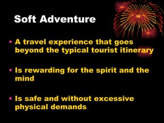 Intro To Adventure Tourism | PPT