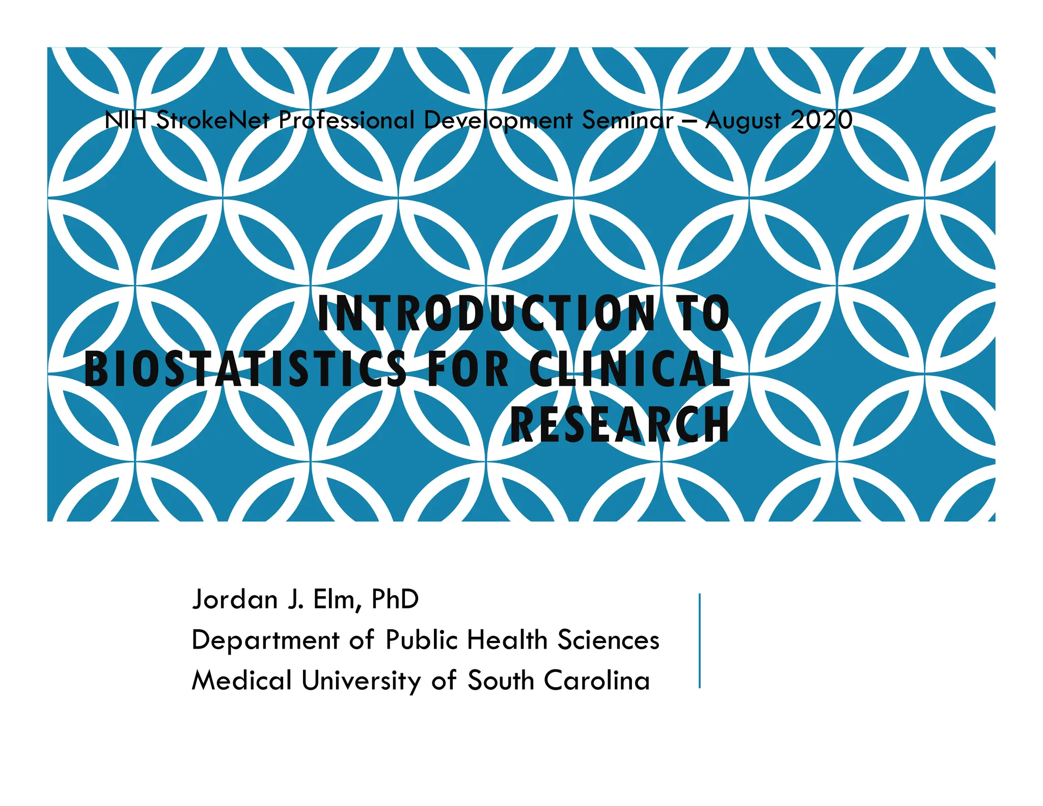 introduction to biostatistics in clinical trials | PDF