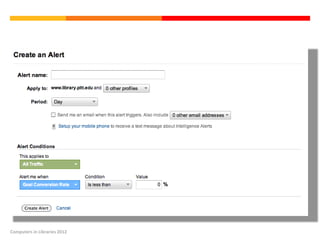 Computers in Libraries 2012
 