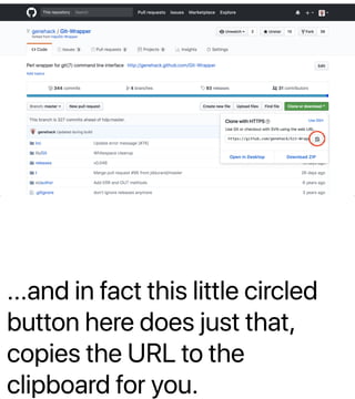 ...and in fact this little circled
button here does just that,
copies the URL to the
clipboard for you.
 