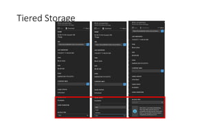 Tiered Storage
 