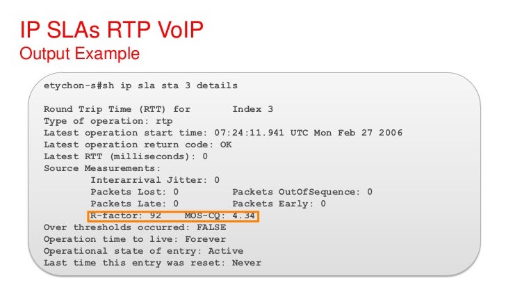 introduction to network performance measurement with cisco ios ip ser ip sla