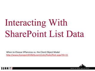 SharePoint and jQuery Essentials | PPT