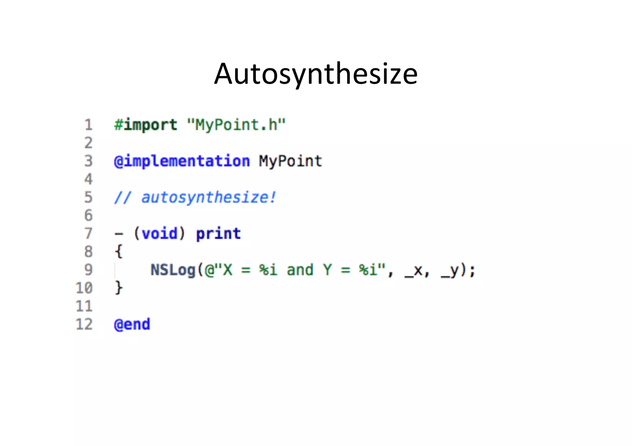 Autosynthesize	
  
 
