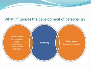 What influences the development of personality?
 