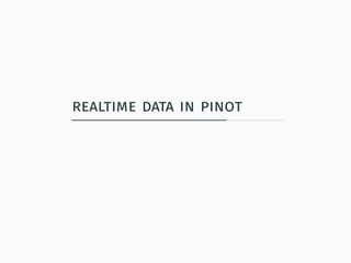 realtime data in pinot
 