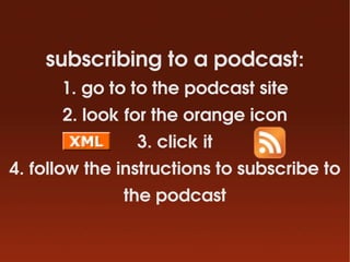 Intro to podcasting