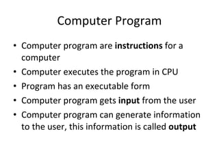Intro To Programming Concepts | PPT