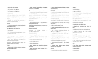 1. Closer to goal = more frustration
2. More frustration = more aggression
3. More unexpected = more aggression
3. Catharsis Theory
1. The basic notion of catharsis theory is that the
frustrations of everyday life build up
within all individuals (release of built up emotional
tension)
2. Eventually these frustrations boil over and lead to
aggression (displacement in terms
of Freud)
3. In certain cases the aggression may be vented/relieved
by watching others release
their aggression (ex. sports, movies, etc)
4. Self-Indulgence
1. After stress, coping with stress by shopping, drinking,
smoking, gambling, or drug
use
2. Compensate in life by pursuing substitute forms of
satisfaction
5. Freud Defense Mechanisms (small illusions are
beneficial but extreme is unhealthy)
(Unconscious reactions that protect a person from
unpleasant emotions such as anxiety
or guilt)
1. Denials of Reality (protecting oneself from unpleasant
reality by refusing to perceive
or face it)
2. Fantasy (gratifying frustrated desires by imaginary
achievements) (ex. escaping into
tv)
3. Intellectualization (cutting off emotional responses
from hurtful situations or
separating incompatible attitudes so that they appear
unrelated)
4. Undoing (trying to magically dispel unacceptable
desires or acts) (counteract
damage done)
5. Overcompensation (covering up felt weaknesses by
emphasizing some desirable
characteristics) (make up for something we perceive to be
lacking by going
overboard in other areas)
Downloaded by Namuag, Kimverly F.
(namuagkimverly@gmail.com)
lOMoARcPSD|24671924
6. Constructive Coping Strategies
1. Healthy efforts that people make to deal with stressful
events
2. Involves confronting problems directly
3. Based on realistic appraisals
7. Impaired Task Performance
1. Stress interferes with attention and therefore
performance
1. Disrupts attention and memory (Increased stress =
increased distractibility)
2. Also has a positive influence; force people to develop
new skills, reevaluate
priorities, etc
2. Increased stress makes people overthink on tasks that
should be automatic
3. Burnout: physical, emotional, and mental exhaustion
due to work-related stress
(prolonged exposure to stress that wasn't dressed before
it evolved and progressed
over time) (having work build up before completing any)
8. Resilience (stress is not always bad; helps us become
more resilient)
1. Helps our immune response as well
9. Somatic Syndromes (experience stress in the form of
physical illness)
1. Type A personality: (competitive, impatience, time
urgent, hostile and aggressive)
1. Run a higher risk of heart disease, etc than type B
personality
2. Link between coronary risk and stress
2. Type B personality: (relaxed, one thing at a time,
easygoing, express feelings)
10. Factors that moderate the impact of Stress
1. Social Support (various types of aids and family
support)
2. Optimism (more adaptive coping, pessimistic
explanatory style) (expect good
outcomes)
3. Conscientiousness (fostering better health habits)
Chapter 11:
Human Development
1. Stages of Development
1. Germinal Period (first two weeks after conception;
creation of fertilized egg)
2. Embryonic Period
1. When placenta forms (nutrients between mother and
baby) and the main internal
organs develop and main external body structures appear
2. Most important part of growth
3. Each germ layer forms different things:
1. Endoderm: forms tissues outside (skin and hair and
brain)
2. Mesoderm: forms tissues inside body (muscles heart)
3. Ectoderm: the outermost layer of cells or tissue
(epidermis and nerve tissue)
3. Fetal Stage
1. Gains in size and weight and maturing organ systems
2. Eyes form, Sex can be determined, responses to
external stimuli
3. What can be harmful to fetus: (harmful teratogens:
agents that will cause defect in
fetus)
4. Drugs, alcohol, radiation, viruses, smoking(all can be
transferred from mother)
2. Healthy Pregnancy
1. Socio-economics
 
