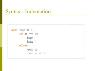 Intro to Python | PPT