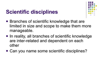 Introduction to Science and Chemistry | PPT