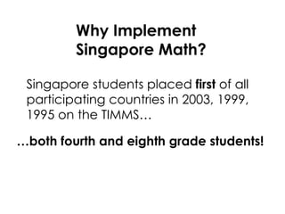 Intro To Singapore Math | PPT