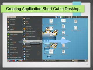 Creating Application Short Cut to Desktop

31

 