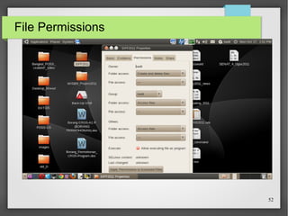 File Permissions

52

 