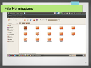 File Permissions

54

 