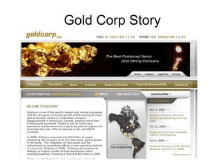 Gold Corp Story 