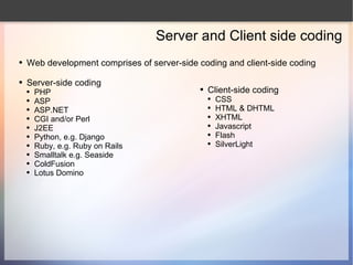 Intro to Web Development | ODP | Web Development | Internet
